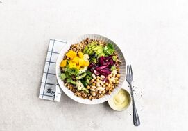 Ardo Vegan Quinoa And Lentils Pokebowl