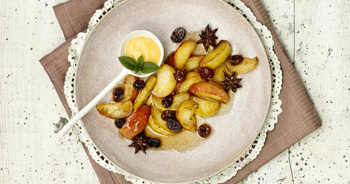 Gebakken Appeltjes Met Vanille Steranijs En Advocaat ChefsproVeggie